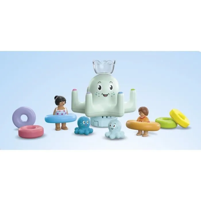 PLAYMOBIL Junior 71438 Manège pieuvre géante, Jouet pour le bain, Junior AQUA Tinti, 17 pièces, Dès 12 mois-5