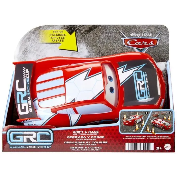 Disney · Pixar Cars-Flash McQueen Course et dérapages-Coffret HXJ34-7