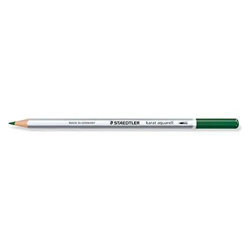 Crayon aquarelle - Staedtler - Karat Aquarell - Lot de 6 - Vert terre - Mine incassable-0