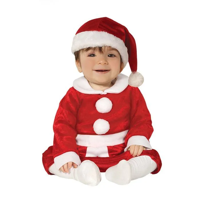 Déguisement Mère Noël Bébé - Generique - Super H Perso Celebr - Rouge - Mixte-1