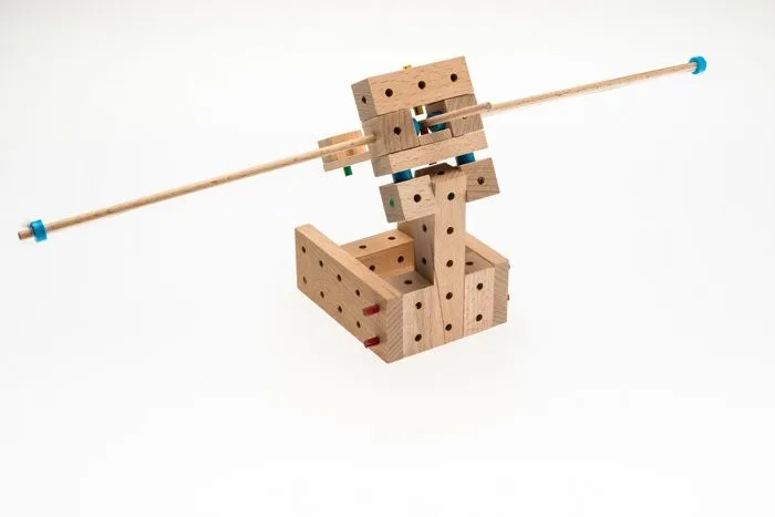 Kit de catapulte Explorer MATADOR - Beige - 56 pièces - A partir de 5 ans-2