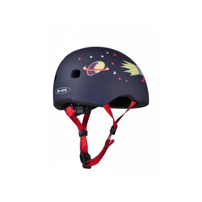 Casque de glisse enfant - Micro - Rocket - Boucle magnétique - LED intégrée - Taille XS - Bleu-0
