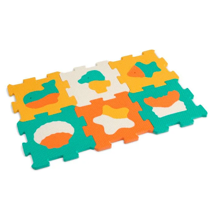 FORMULA BABY 6 Mini dalles cube ou tapis en mousse animaux marins dès 10 mois-1