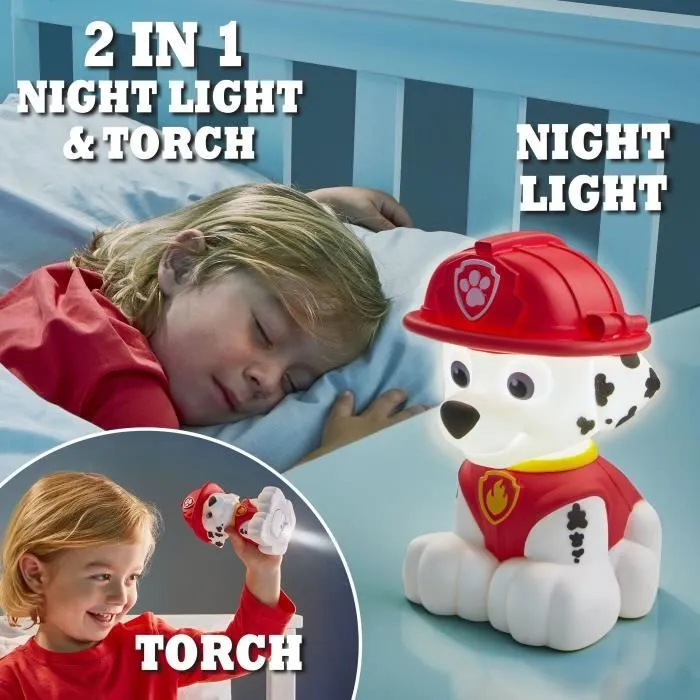 PAT PATROUILLE Marcus - Veilleuse et lampe torche enfant GoGlow Buddy-4