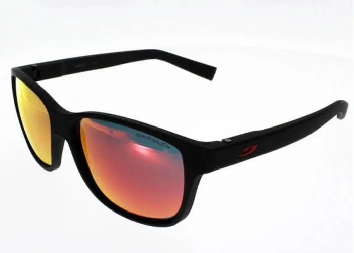 Lunettes de soleil - Julbo - Powell - Noir mat/rouge - Verres Spectron 3 - Catégorie 3-0