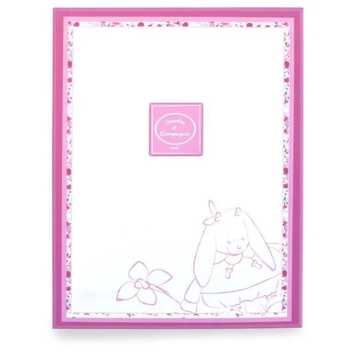 Doudou Cerise Le Lapin - DOUDOU ET COMPAGNIE - 27cm - Rose - Bébé - Fille-0