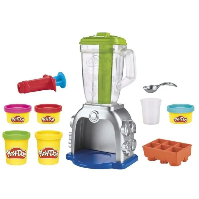 Play-Doh, Tourbillon de smoothies, jouet de cuisine factice avec pâte à modeler, loisirs créatifs pour enfants, Dès 3 ans-1