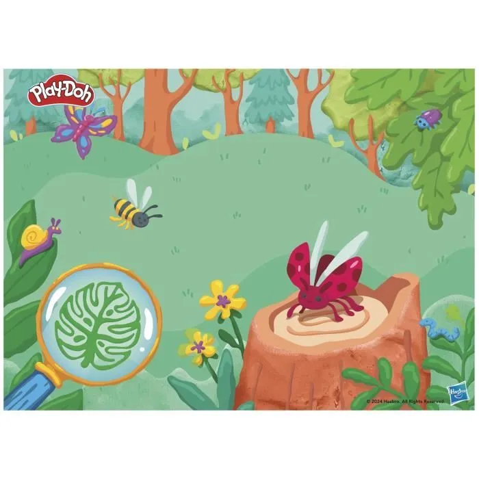 Play-Doh Mon petit microscope, pâte à modeler, 9 accessoires et 5 couleurs, dès 3 ans-2
