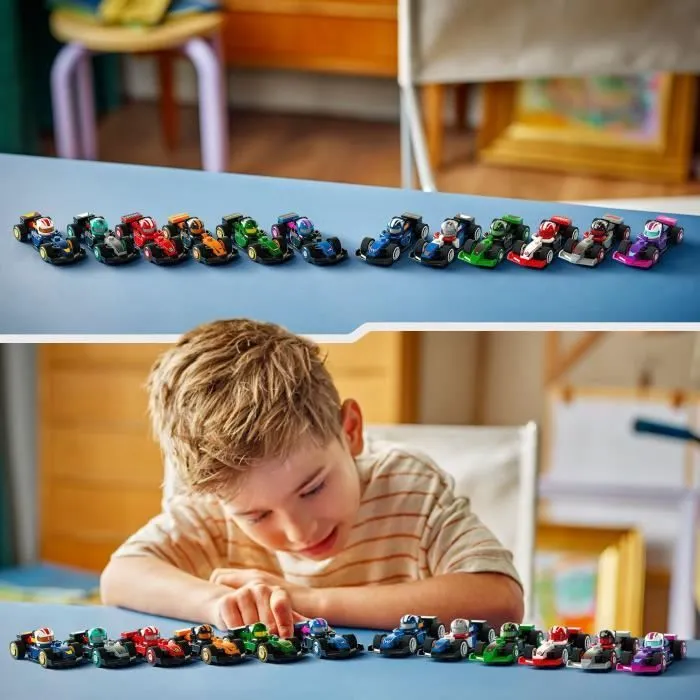 Box de 36 minifigures 71049 Voitures F1 à Collectionner-4