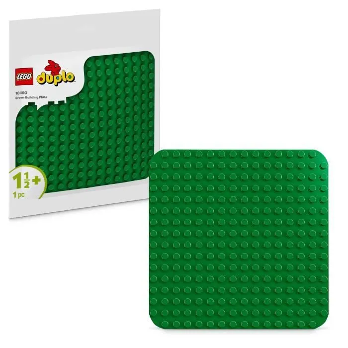 LEGO DUPLO 10460 Plaque de construction verte Jouet de construction pour bébés de 18 mois-0