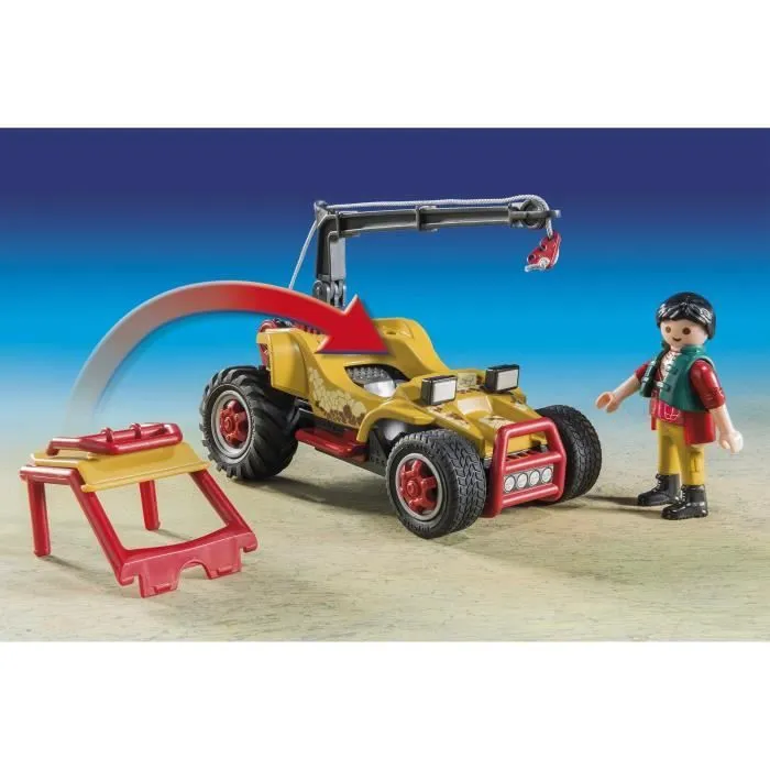 PLAYMOBIL 9432 - Dinos - Explorateur Avec Véhicule et Stégosaure-2