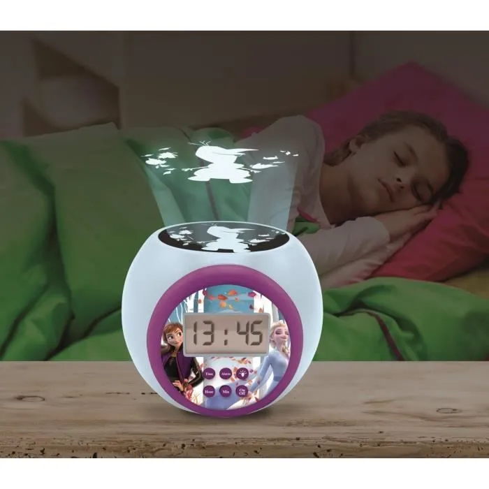 LA REINE DES NEIGES Réveil projecteur fonction minuteur LEXIBOOK-1