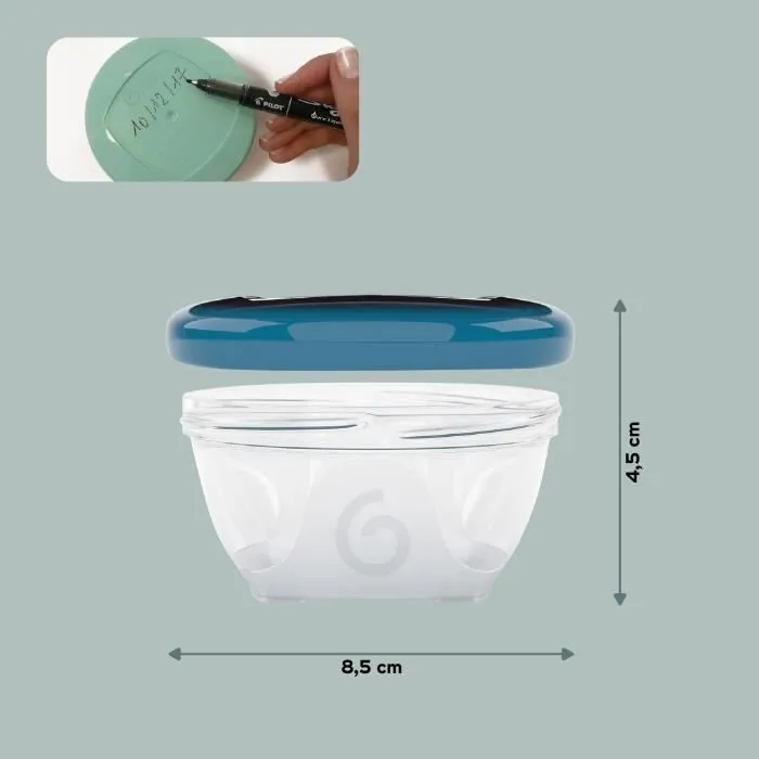 BABYMOOV Babybols Kit S - 4 x 120 ml - Pots de conservation hermétiques-4