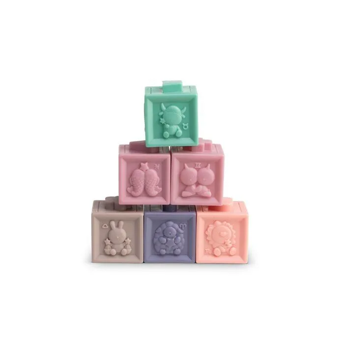 FORMULA BABY Coffret d'éveil sensoriel, 23 pièces, cubes couples empilables, tour à niveaux, balles sensorielles-2