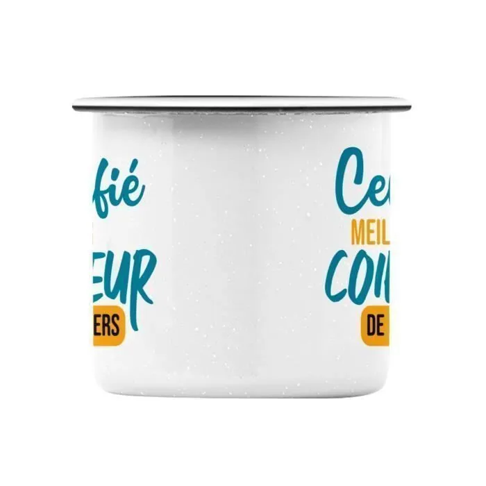 Mug en Métal Emaillé - FABULOUS - Certifié meilleur Coiffeur de l'univers - Cheveux Coupe Style Mode Fashion-2