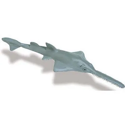 Figurine Poisson scie - SAFARI - Jouet en plastique peint - Pour enfant de 3 ans et plus-0