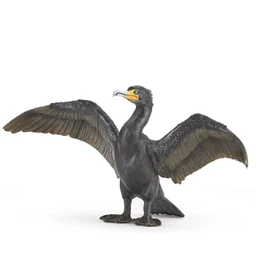 Figurine Oiseau : Cormoran Coloris Unique-0