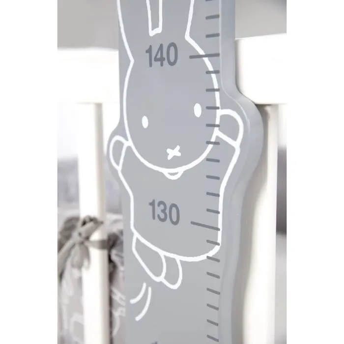 Toise Murale ROBA - miffy® - Motif Lapin - 70 à 150 cm - Gris/Blanc-3