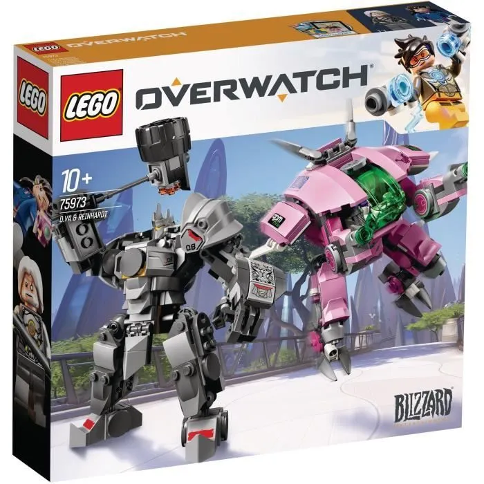 LEGO® Overwatch 75973 - D.va et Reinhardt - Jeu de construction-0