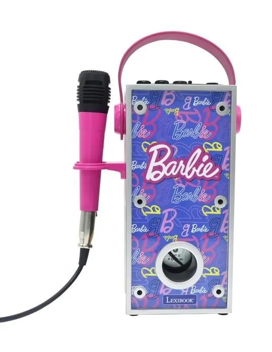 Puissante enceinte Bluetooth® lumineuse Barbie avec micro-0