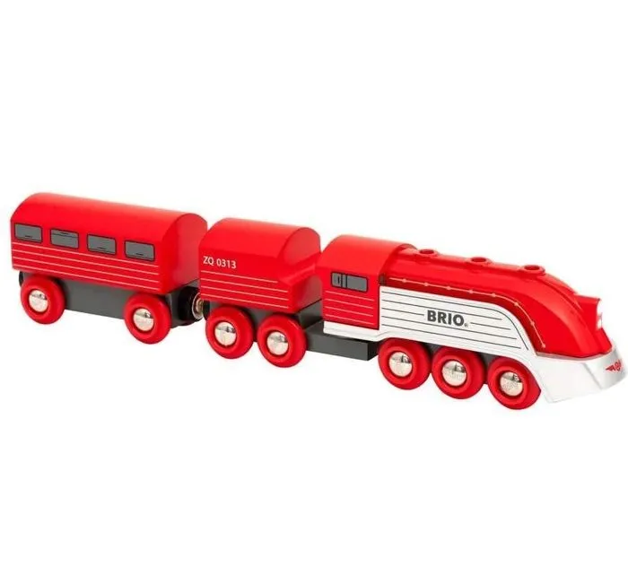 Brio World Train Aérodynamique - Accessoire Circuit de train en bois - Ravensburger - Mixte dès 3 ans - 33557-0