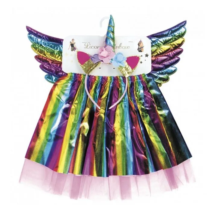 Set Licorne Rainbow enfant 3-1