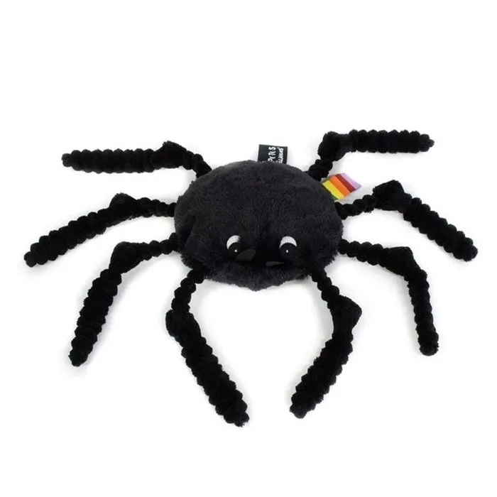 Peluche araignée Ricomunfou Les Ptipotos Les Déglingos Noir - Peluche - Intérieur - Bébé - 75 cm x 66 cm x 11 cm-1