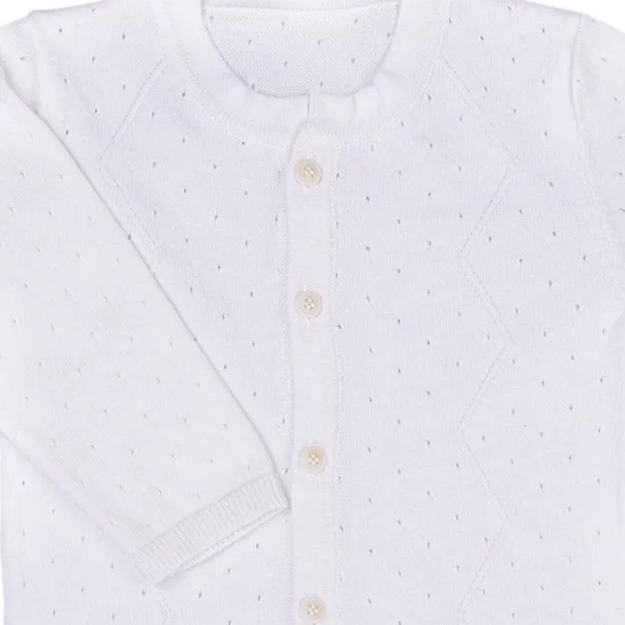 Combinaison bébé en tricot de coton bio-1