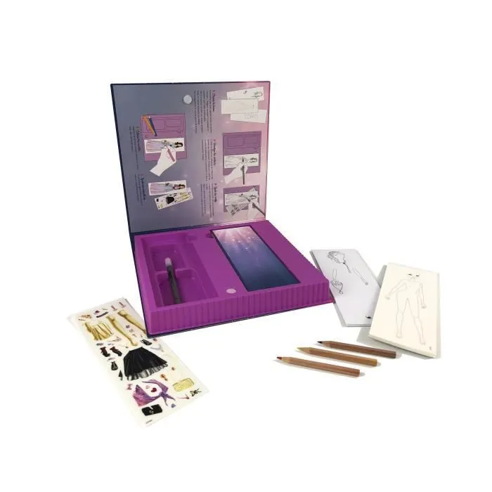 Looky Sketch book robes de soirée - Ravensburger - Loisirs créatifs - Dessins de mode-1