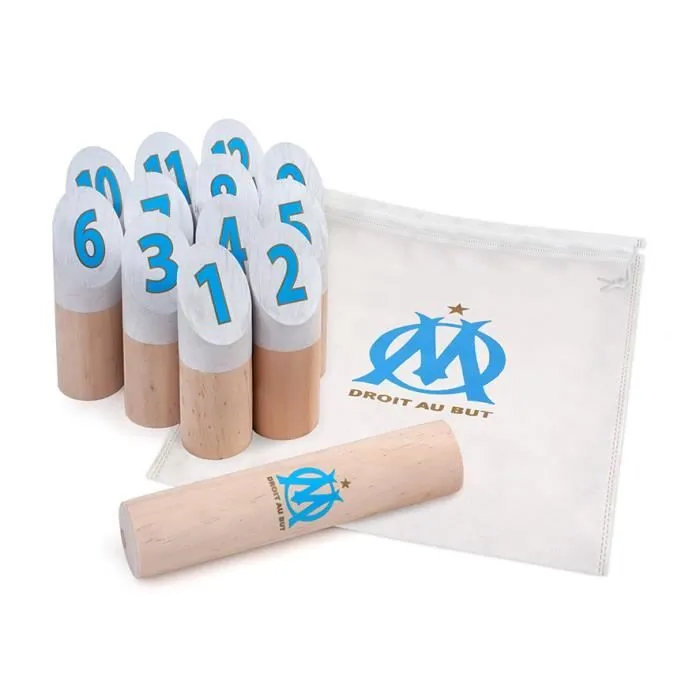 Jeu de quilles - OM - Finlandais - 12 quilles - Housse de transport - Mixte-0