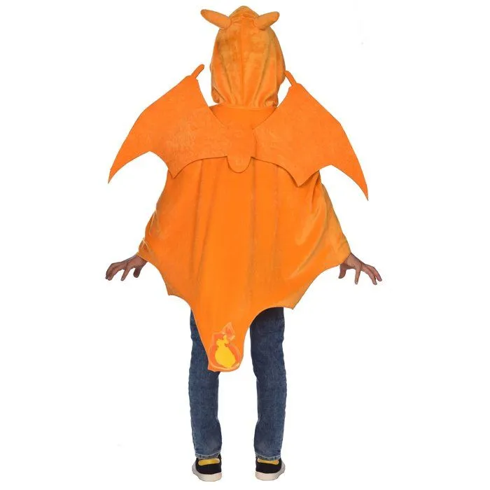DÉGUISEMENT POKÉMON DRACAUFEU CAPE ORANGE ENFANT-2