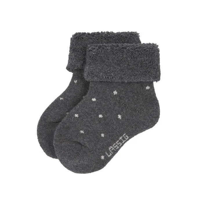 Lot de 3 paires de chaussettes bébé Lässig Gots - gris/gris - 12/24 mois-3
