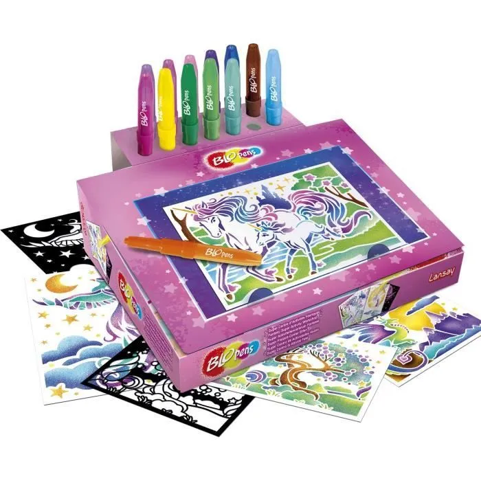 LANSAY - BLOPENS - Super Centre d'Activités Féeriques - Dessin et Coloriage - Dès 5 ans-1