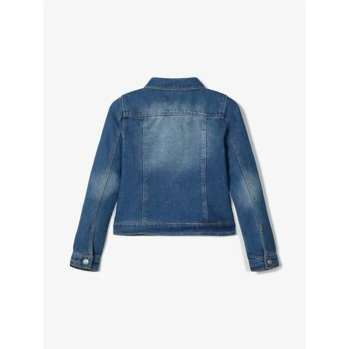 Veste en jean - Name it - Nitstar Rika - Medium blue denim - Fille - Enfant-3