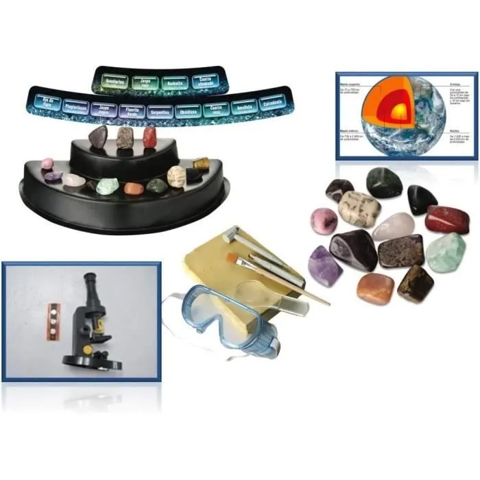 CEFA TOYS - Jeu Mineralocefa Know le Fastint Monde des Minernes, Multicolore () - 21841-1