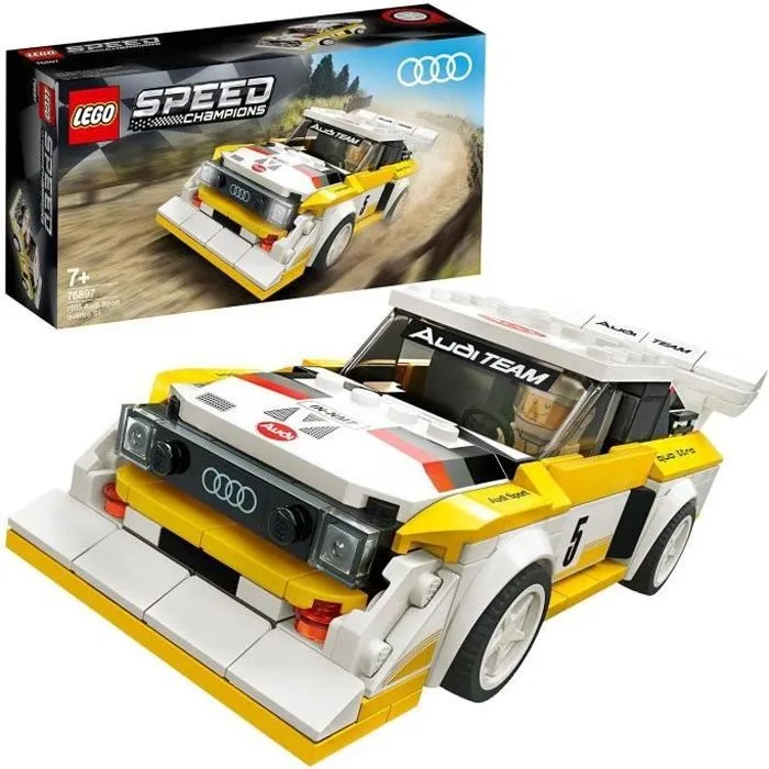 LEGO® Speed Champions 76897 Audi Sport quattro S1, Maquette Voiture de Course, Jouet Fille Garçon 7 ans et plus-0