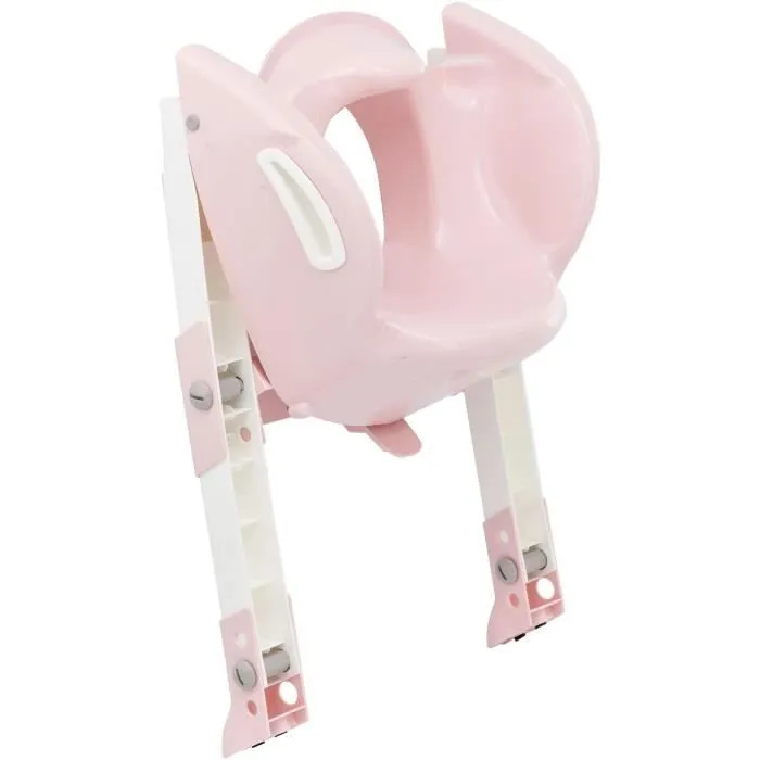THERMOBABY Reducteur de wc kiddyloo® - Rose poudré-1