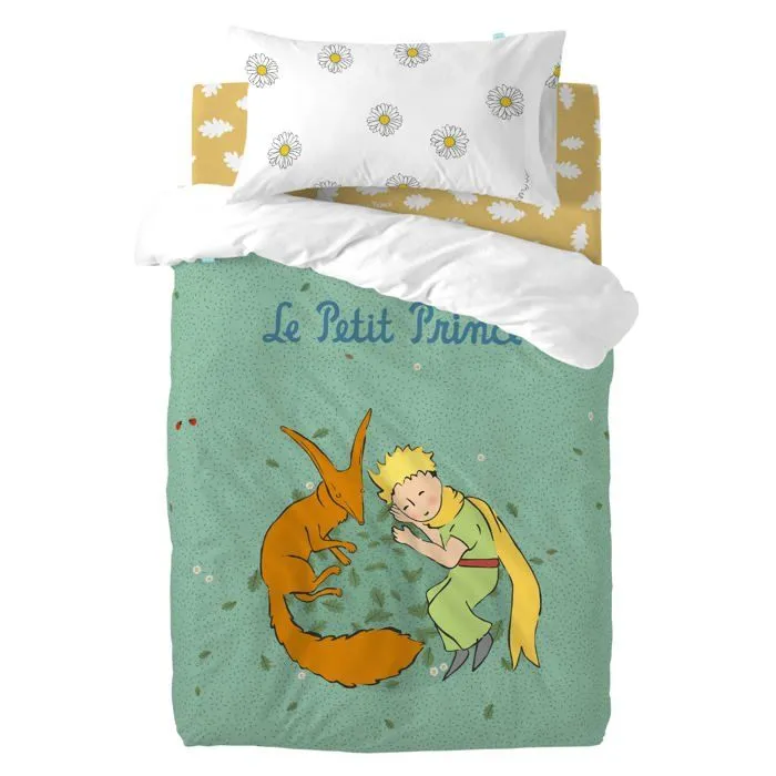 Parure housse de couette 2 pièces Le printemps 115x145 cm (Lit Bébé)-4