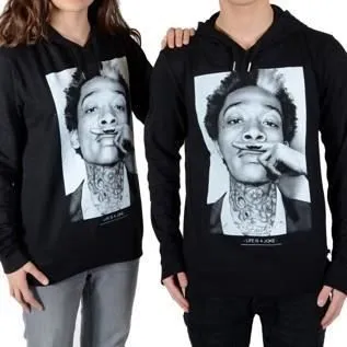 Sweat Little Eleven Paris Wiz Mixte Garçon   Fille  Wiz Khalifa Noir - Noir-0