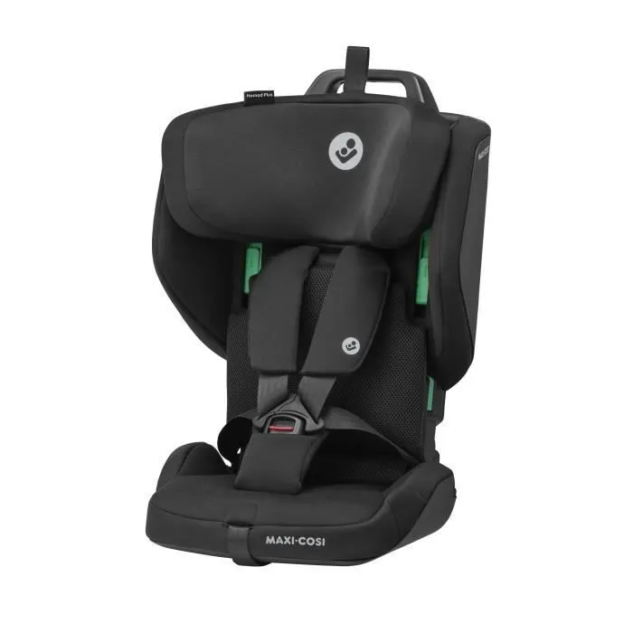 Siège auto réhausseur pliable MAXI-COSI Nomad Plus - Noir - Groupe 1 - I-size - Harnais 5 points-0