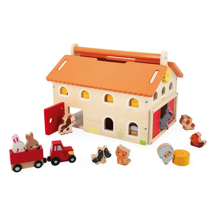 Ma Première Ferme en Bois Enfant - 16 Accessoires - Jouet d'Imitation Enfant - Jouet en Bois FSC - Dès 24 Mois-4