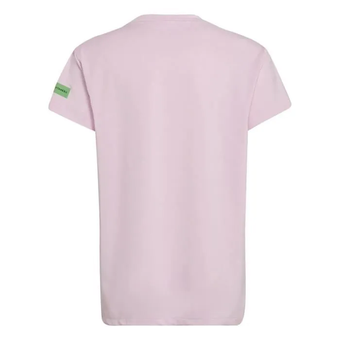 T-SHIRT - ADIDAS - MMK TEE - Fille - Rose - Manches courtes-1