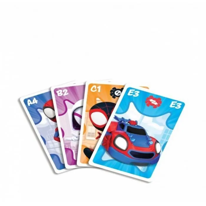 Cartamundi Marvel - Spidey - Shuffle - 4 in 1-5th Panel Packaging FR-NL - 5411068863318-1