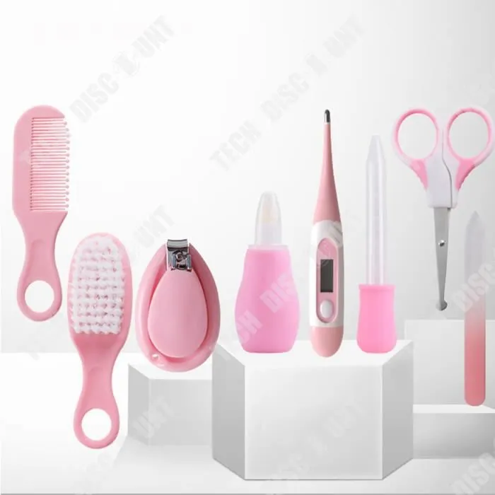 TD® Bébé soins ongles coupe-ongles ciseaux aspirateur Nasal mangeoire compte-gouttes mangeoire ongles bébé eau Thermostat ensemble-3
