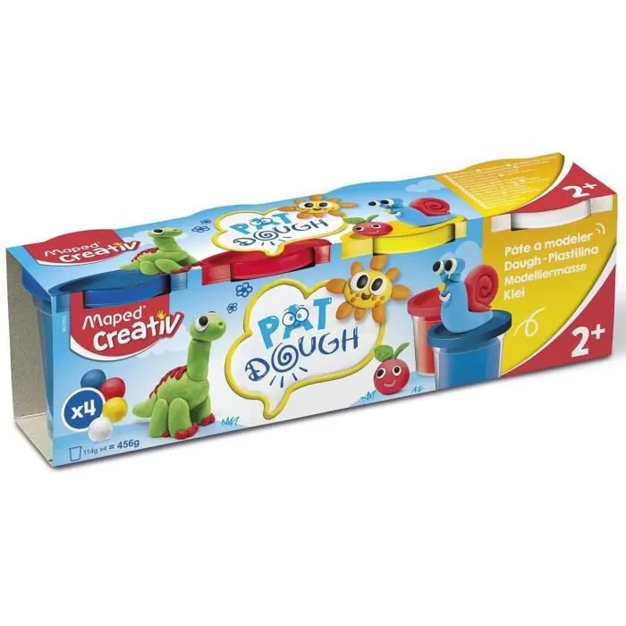 Set de pâte à modeler Mon premier - MAPED - x4 - Pour enfants à partir de 2 ans-0