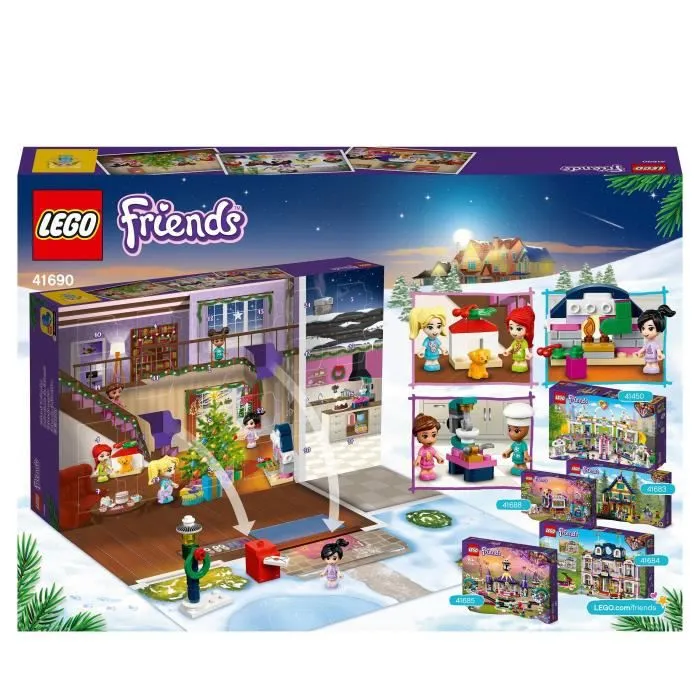 LEGO® 41690 Friends Calendrier de l’Avent 2021, Mini-Jouets de Construction pour Enfants dès 6 Ans, avec 5 Micro-Poupées-5