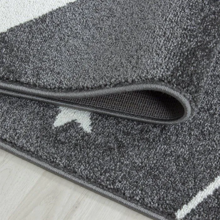 ETOILES - Tapis Enfant - Gris 120 x 170 cm-3