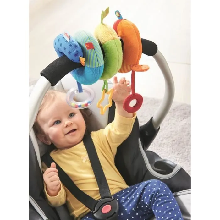 Mobile pour bébé - HABA - Spirale Arc-en-ciel - En voiture et au lit - Mixte-2