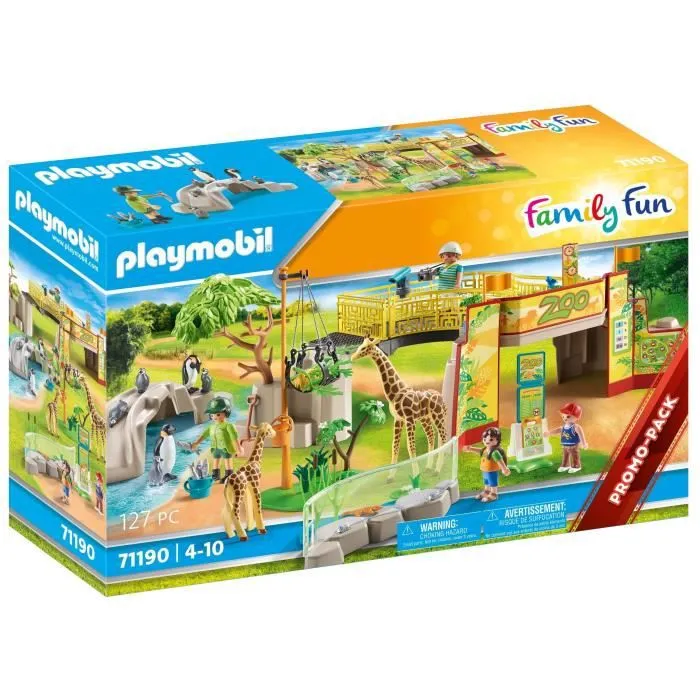 PLAYMOBIL - Le parc animalier - Ménagerie - Animaux sauvages-3