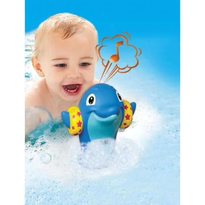 Jouet de bain - TOMY TOOMIES - Siffl'eau - Bleu et Jaune - Pour bébé de 9 mois et plus-2